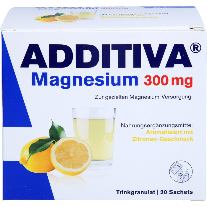 ADDITIVA Magnesium 300 mg Sachets, 20 pcs. Sachets