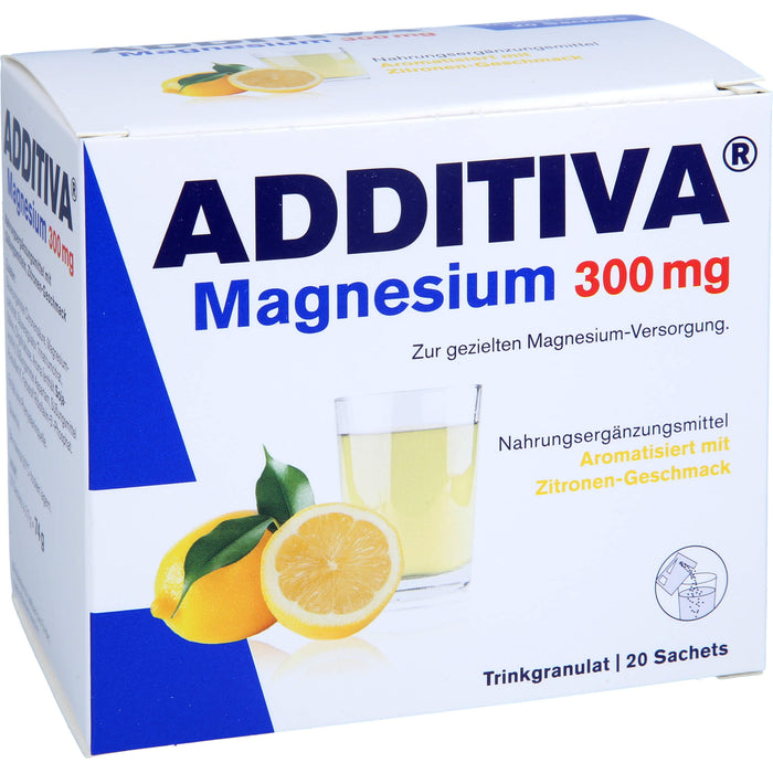 ADDITIVA Magnesium 300 mg Sachets, 20 St. Beutel