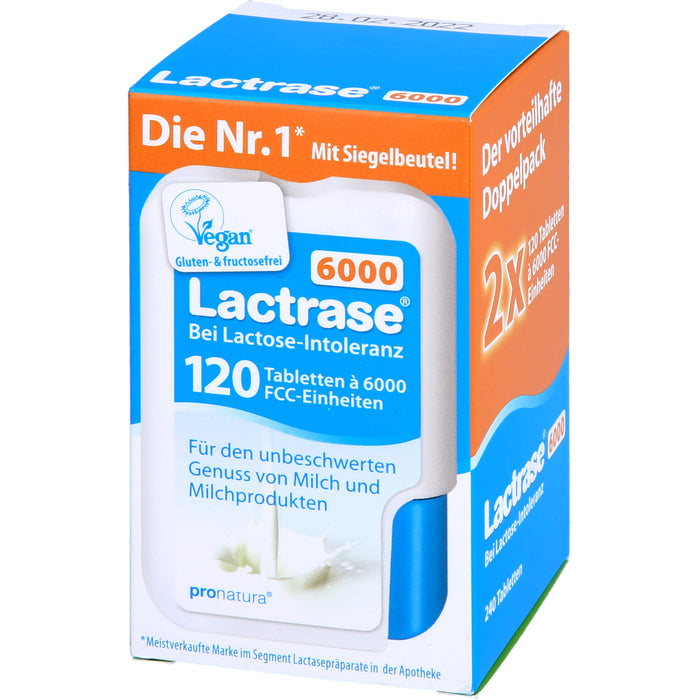 Lactrase 6000 Tabletten, 240 pc Tablettes