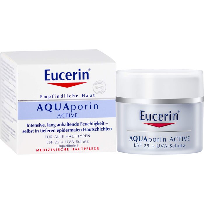 Eucerin Empfindliche Haut AQUAporin active LSF 25, 50 ml Crème