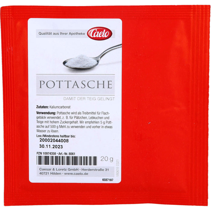 Pottasche Caelo HV-Packung Blechdose, 20 g PUL