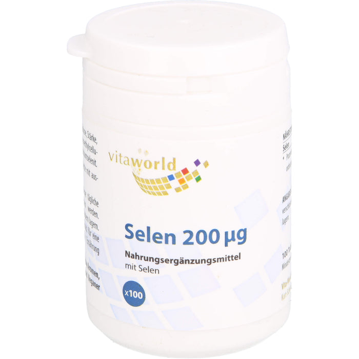 vitaworld Selen 200 mcg Tabletten, 100 pc Tablettes