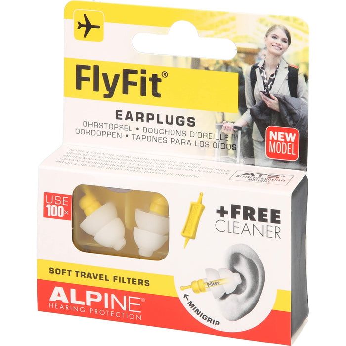 Alpine FlyFit Ohrstöpsel, 2 pcs. Earplugs