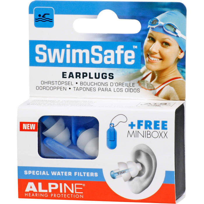 Alpine SwimSafe Ohrstöpsel, 2 St. Ohrstöpsel