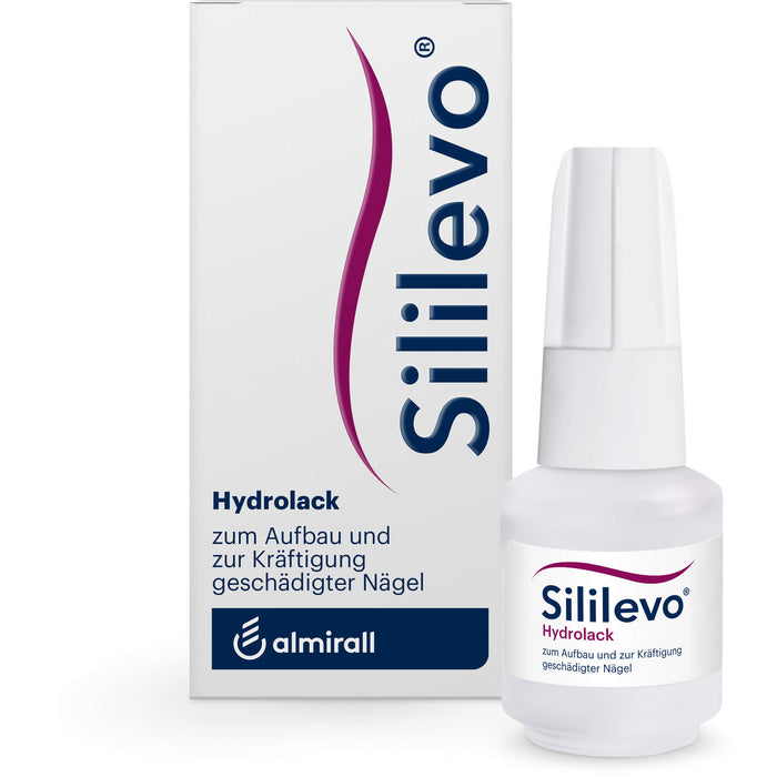 Sililevo Hydrolack zum Aufbau geschädigter Fuß- und Fingernägel Nagellack, 6.6 ml Lösung