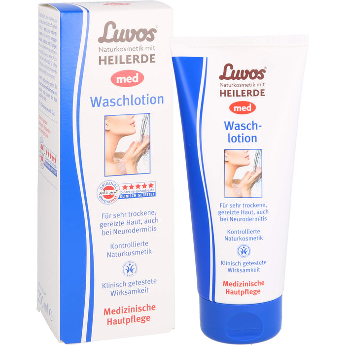 Luvos Naturkosmetik MED Wasch- und Duschlotion, 200 ml Gel