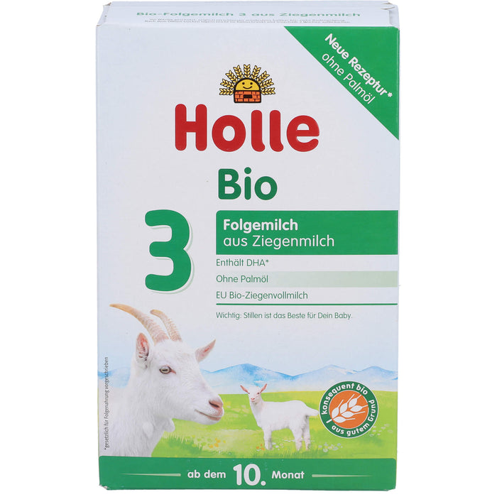 Holle Bio-Folgemilch auf Ziegenmilchbasis 3, 400 g Pulver