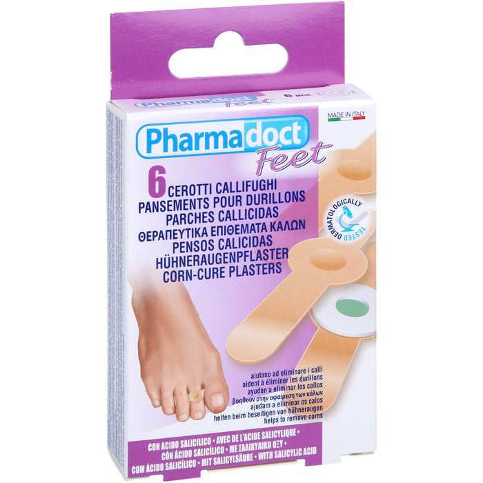 Pharmadoct Feet Hühneraugenpflaster, 6 St. Pflaster