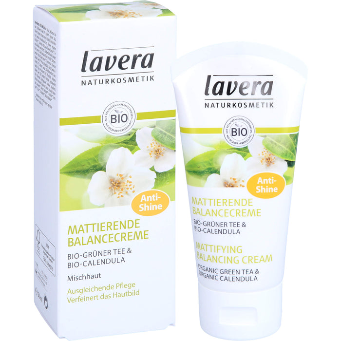 lavera Mattierende Balancecreme Grüner Tee, 50 ml CRE