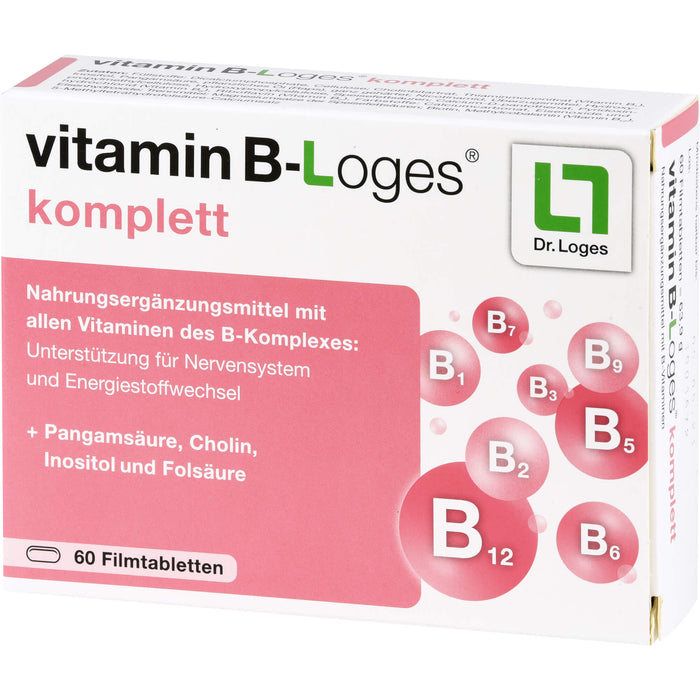 vitamin B-Loges komplett Filmtabletten, 60 pcs. Tablets