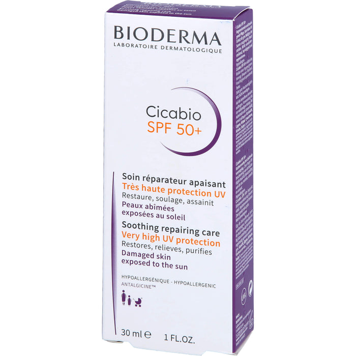 BIODERMA Cicabio SPF 50+ Creme, 30 ml Crème