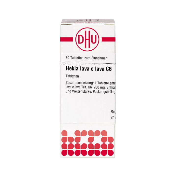 DHU Hekla lava e lava C6 Tabletten, 80 pc Tablettes