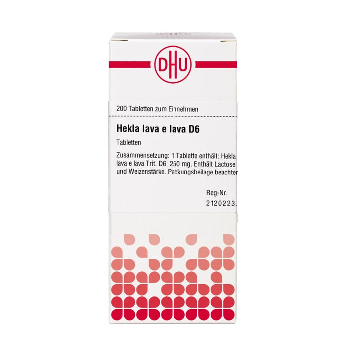 DHU Hekla lava e lava D6 Tabletten, 200 St. Tabletten