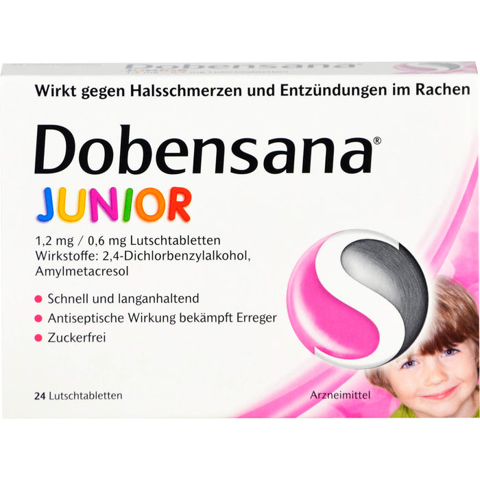 Dobensana Junior Lutschtabletten, 24 pc Tablettes