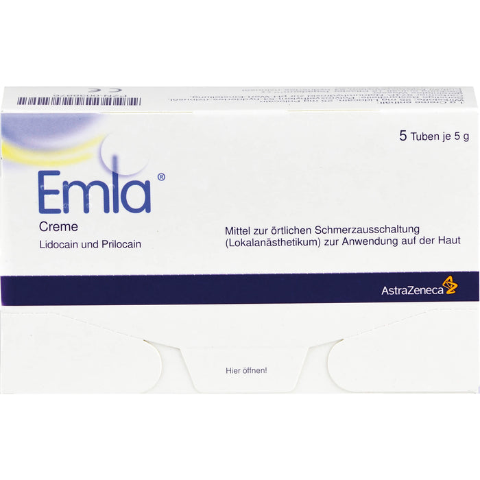 Emla Creme Lokalanästhetikum + Pflaster Tegaderm Reimport Kohlpharma, 25 g Crème