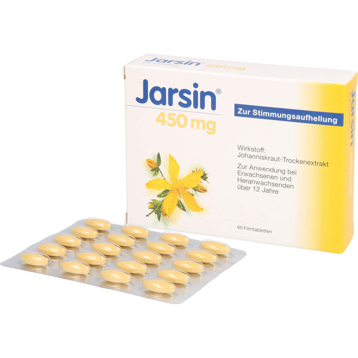 Jarsin 450 mg Tabletten zur Stimmungsaufhellung, 60 pc Tablettes