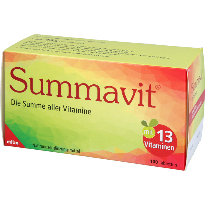 Summavit, 100 St. Tabletten