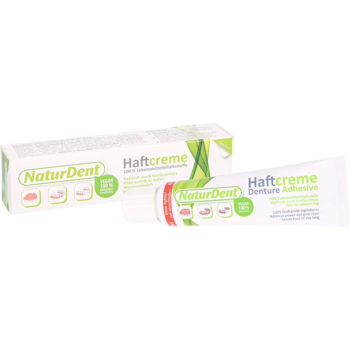 NaturDent Haftcreme zur Befestigung des Zahnersatzes, 40 g Crème