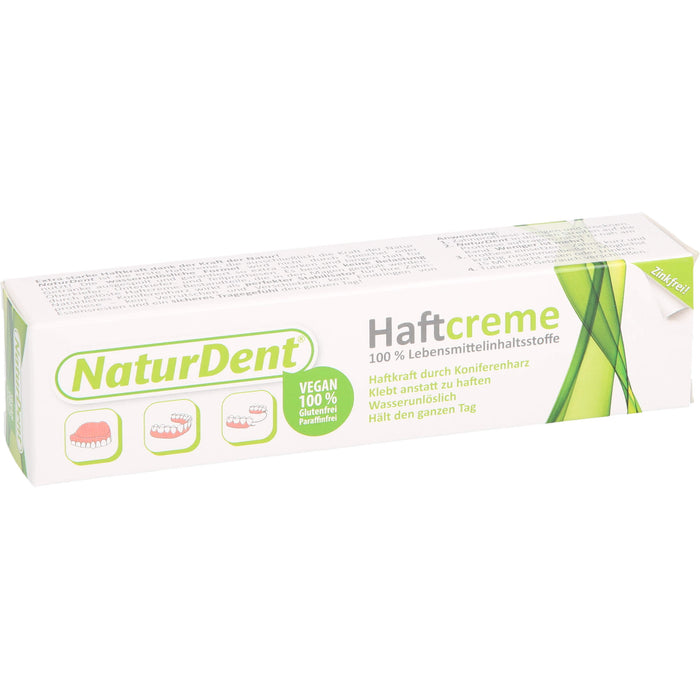 NaturDent Haftcreme zur Befestigung des Zahnersatzes, 40 g Crème