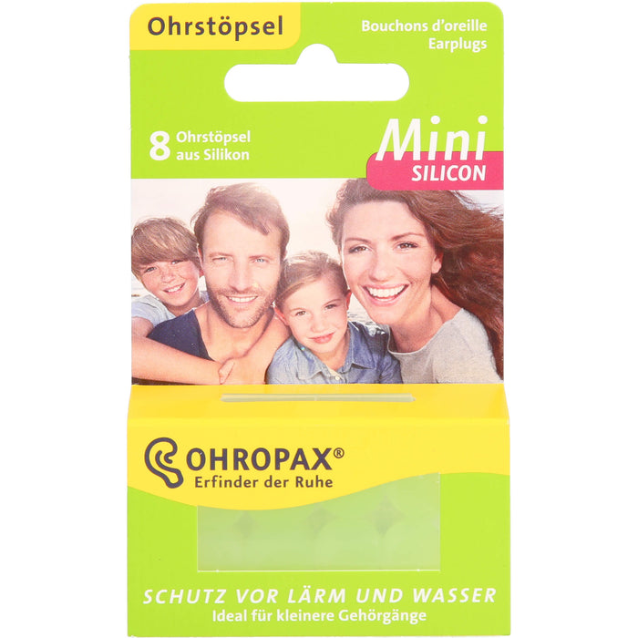 OHROPAX Mini Silicon Ohrstöpsel, 8 pcs. Earplugs