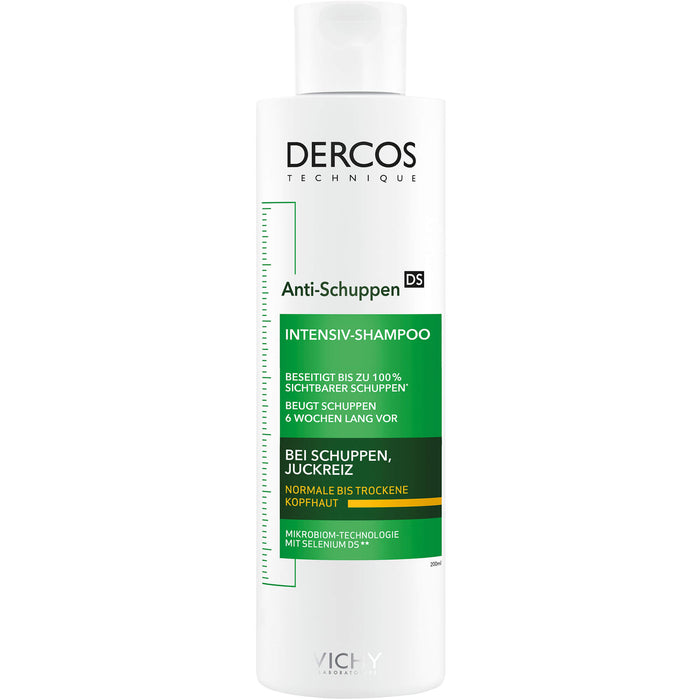 VICHY DERCOS Anti-Schuppen Intensiv-Shampoo bei Juckreiz, 200 ml Shampoo