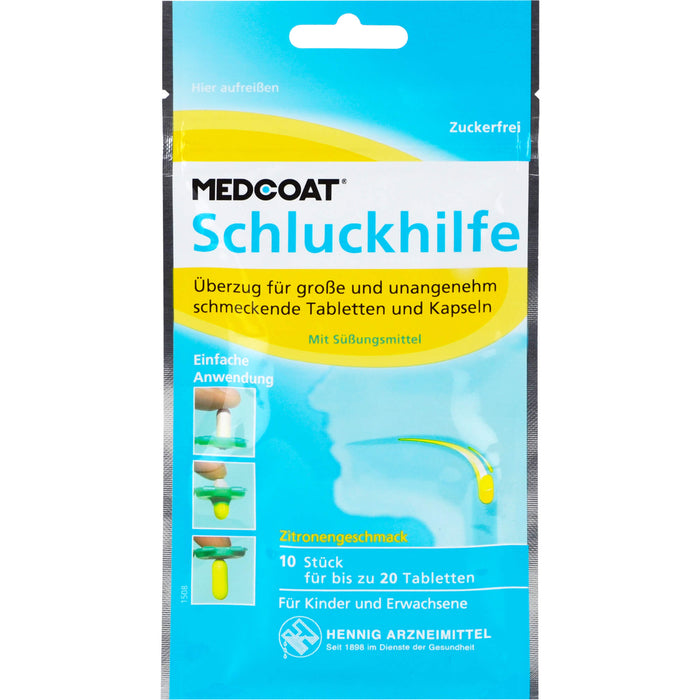 MEDCOAT Schluckhilfe, 10 pc Gel