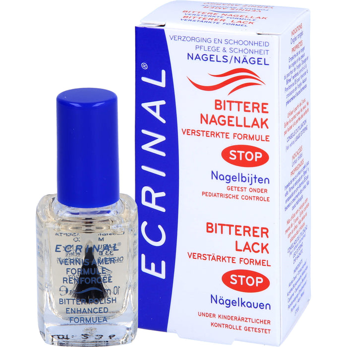 ECRINAL Bitter-Nagellack gegen Nägelkauen, 10 ml Solution