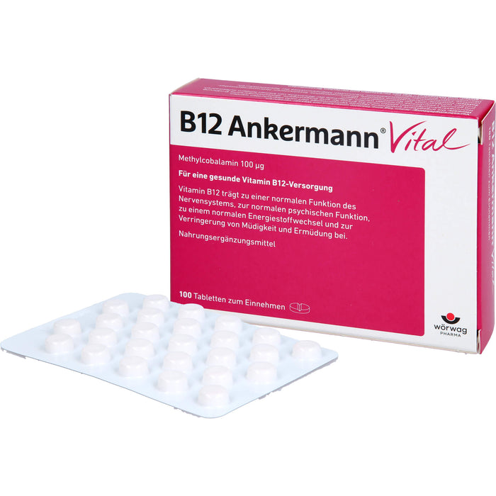 B12 Ankermann Vital Tabletten, 100 pc Tablettes