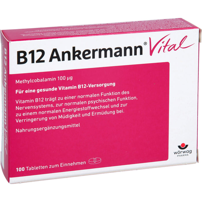 B12 Ankermann Vital Tabletten, 100 pc Tablettes