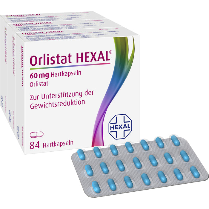 Orlistat HEXAL 60 mg Hartkapseln, 252 pc Capsules