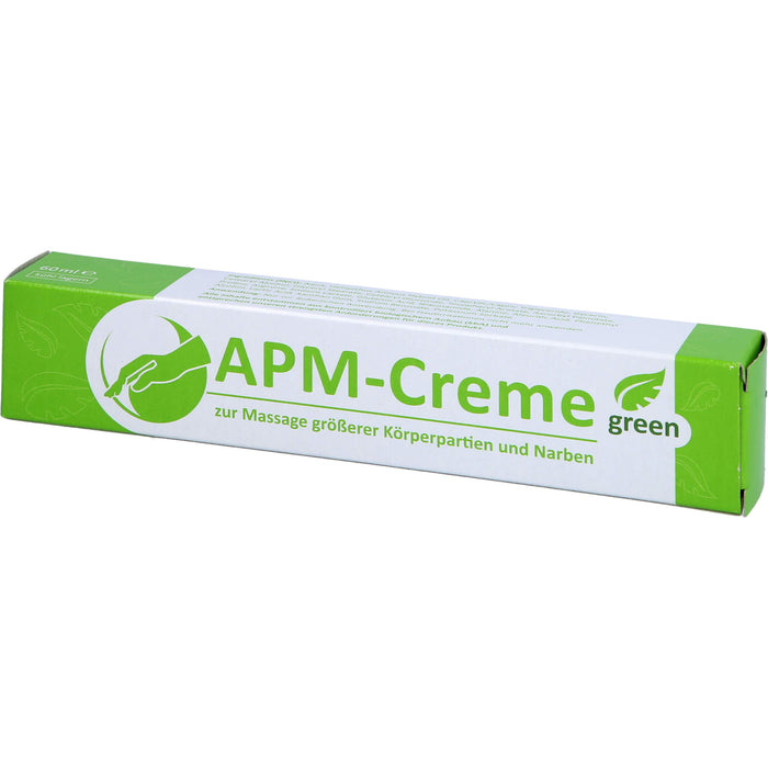 APM-Creme green zur Massage größerer Körperpartien und Narben, 60 ml Creme