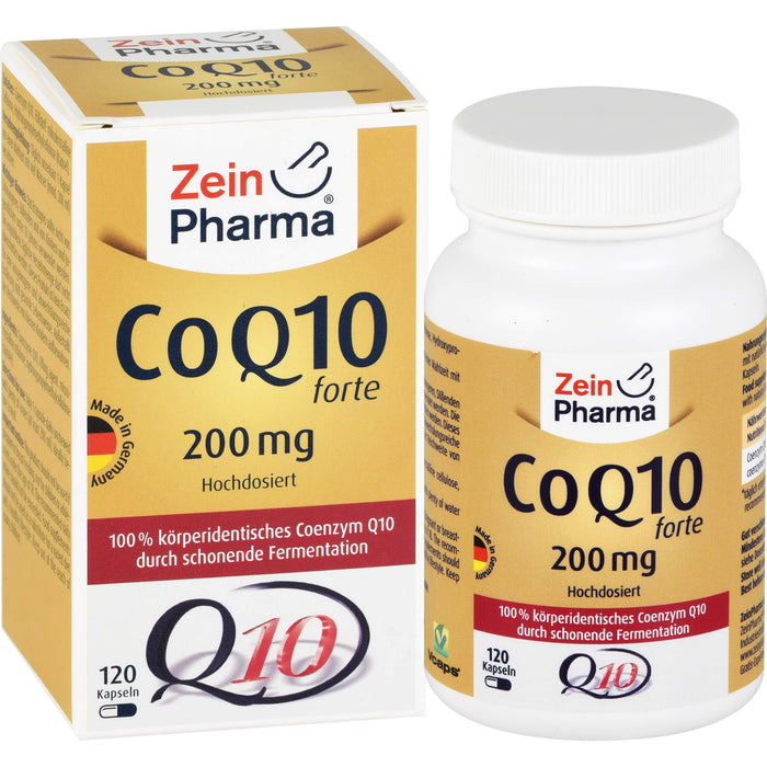 ZeinPharma Coenzym Q10 forte 200 mg Kapseln, 120 pc Capsules