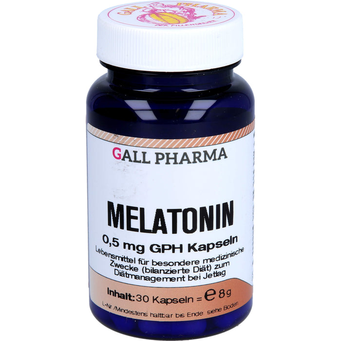 Melatonin 0,5mg GPH Kapseln, 30 St KAP