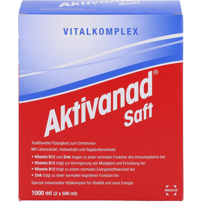 Aktivanad Saft, 1000 ml Lösung