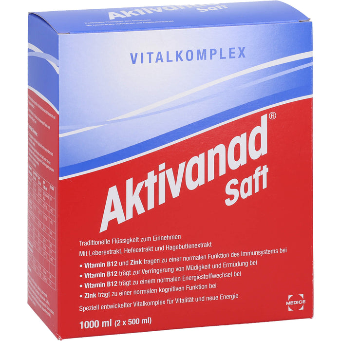 Aktivanad Saft, 1000 ml Lösung