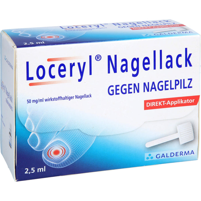 Loceryl Nagellack gegen Nagelpilz mit Direkt-Applikator, 2.5 ml Lösung