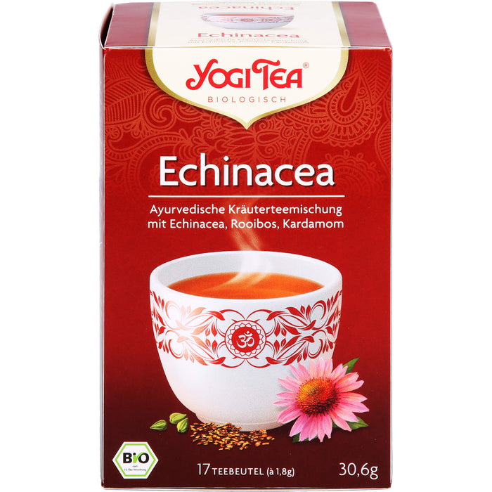 YOGI TEA Echinacea ayurvedische Kräuterteemischung, 17 St. Filterbeutel