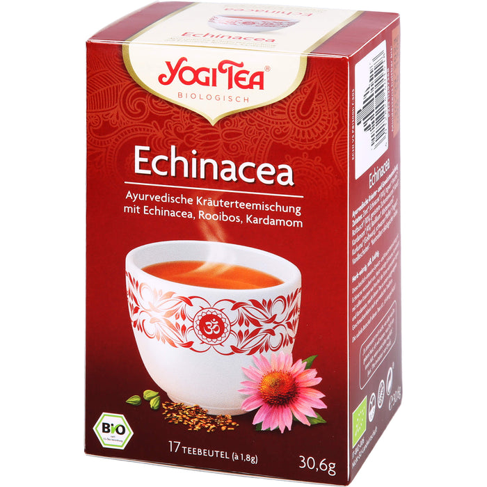 YOGI TEA Echinacea ayurvedische Kräuterteemischung, 17 pcs. Filter bag