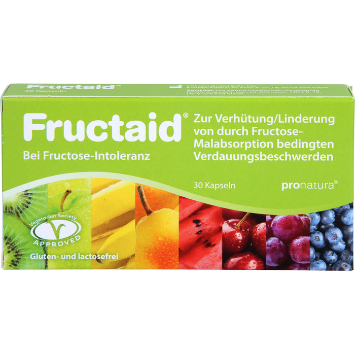 Fructaid Kapseln bei Fructose-Intoleranz, 30 St. Kapseln