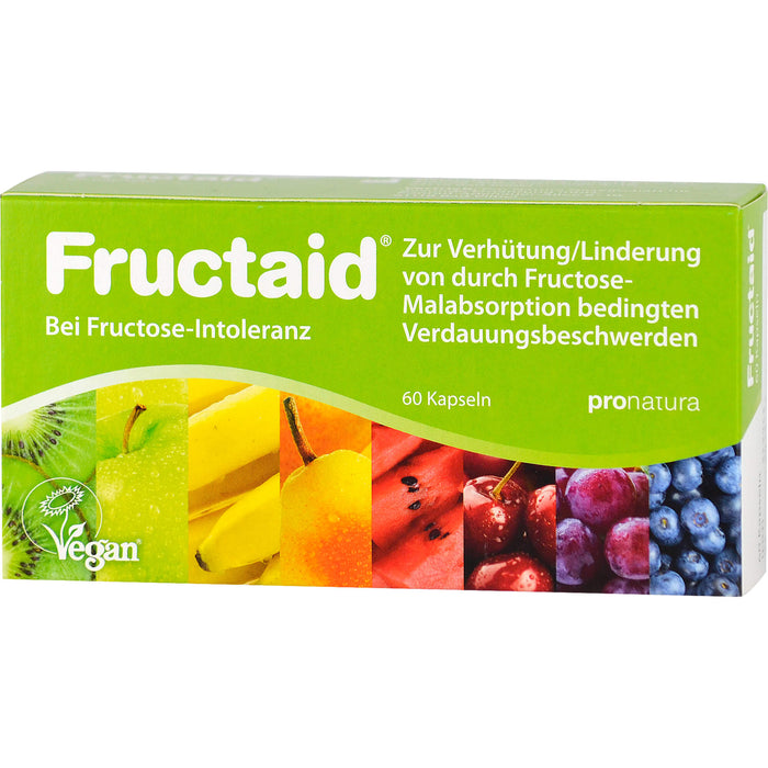 Fructaid Kapseln bei Fructose-Intoleranz, 60 pcs. Capsules