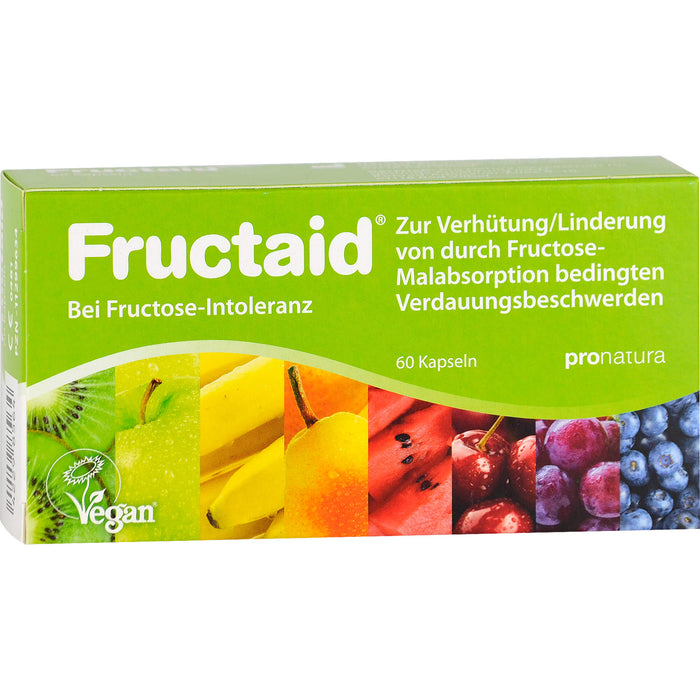 Fructaid Kapseln bei Fructose-Intoleranz, 60 St. Kapseln