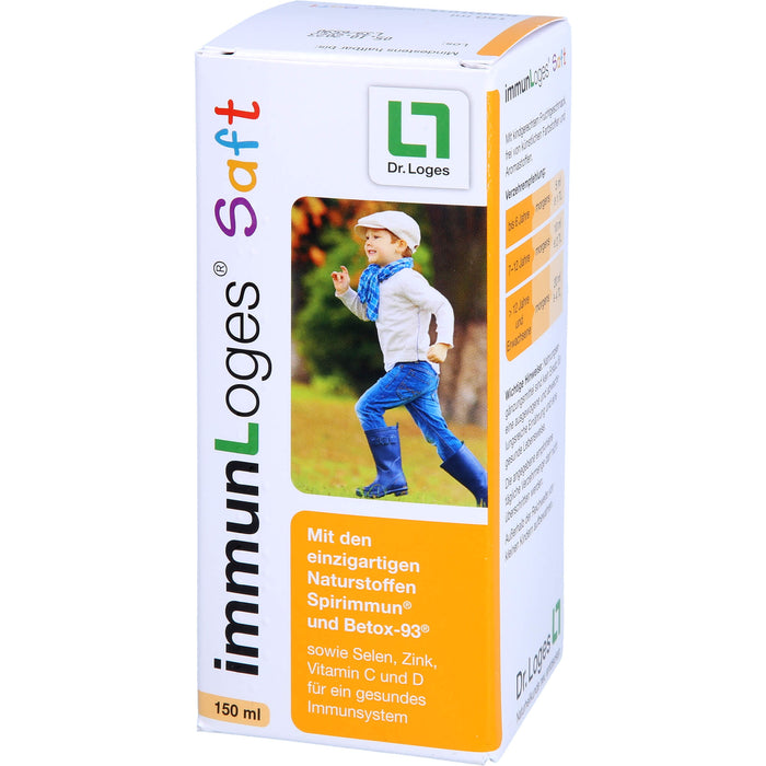 immunLoges Saft für ein gesundes Immunsystem, 150 ml Solution