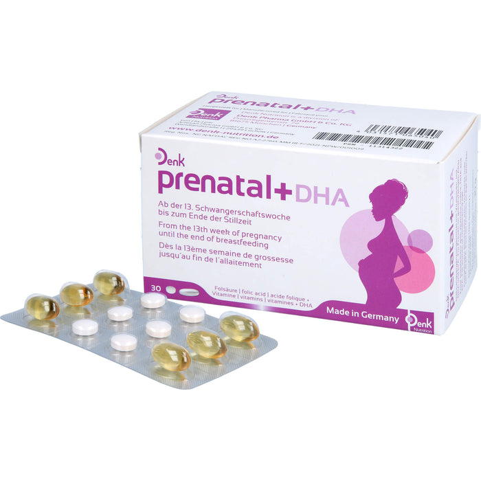 Denk Prenatal + DHA Tabletten, 60 pc Tablettes