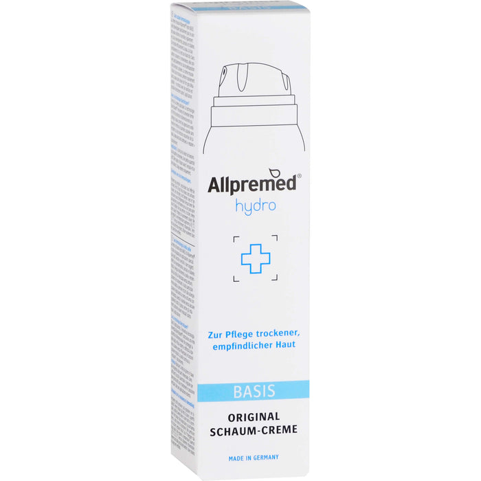 Allpremed hydro Basispflege Lipid-Schaum-Creme für trockene und empfindliche Haut, 100 ml Foam