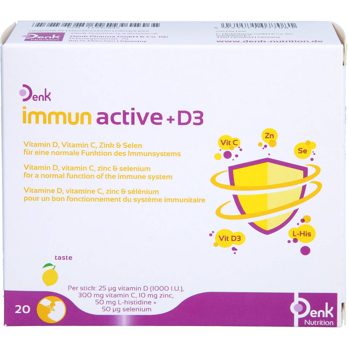 immun active+D3 Denk, 20 St PUL