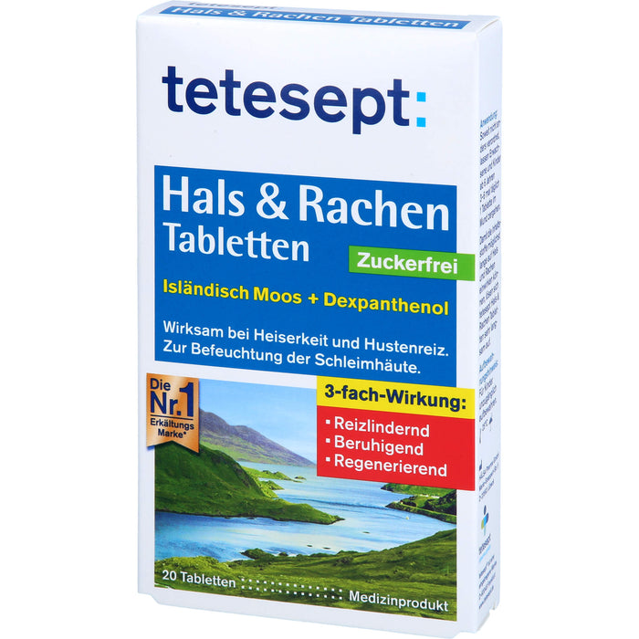 tetesept Hals & Rachen Tabletten, 20 St LUT