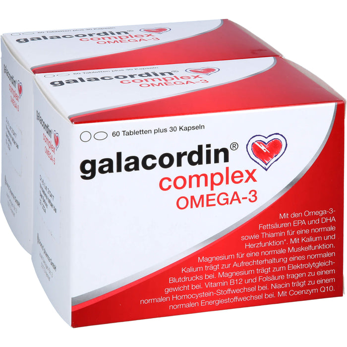 galacordin Complex Omega-3 Tabletten und Kapseln, 120 pc Tablettes