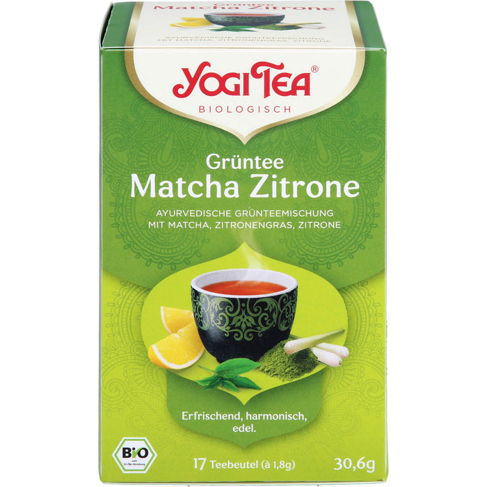 Yogi Tea Grüntee Matcha Zitrone Bio, 17X1.8 g FBE