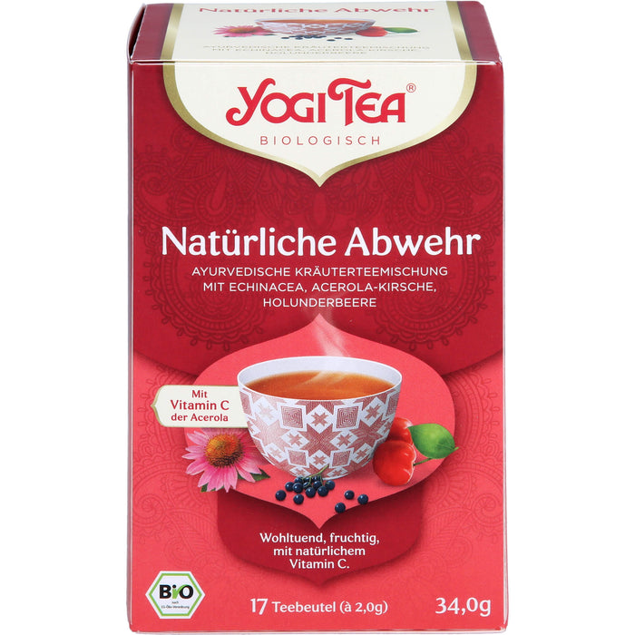 Yogi Tea Natürliche Abwehr Bio, 17X1.8 g FBE