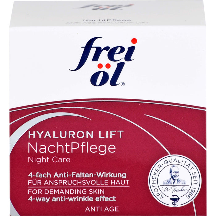 frei öl Anti Age Hyaluron Lift Nachtpflege, 50 ml XNC